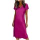 thumbnail image 1 of Camisetas de Cuello en V de Manga Larga de Mujer de Verano de Color Sólido Manga Corta Vestido de Sueño con Cuello en V, Vestido de Cuello en V de Manga Larga para las Mujeres Ropa de Noche Casual, 1 of 5