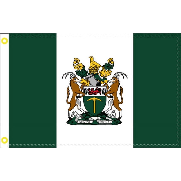 Rhodesia Original Collectors Item Banner Flag 2X3 Feet 100% American Flag Brass