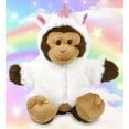 thumbnail image 5 of DolliBu Monkey Unicorn Plush Stuffed Animal Toy - Super Soft Monkey Unicorn Dress Up with Removable Plush Unicorn Outfit, Cute Monkey Fantasy Wildlife Gift with White Unicorn Dress - 9 Inches, 5 of 6