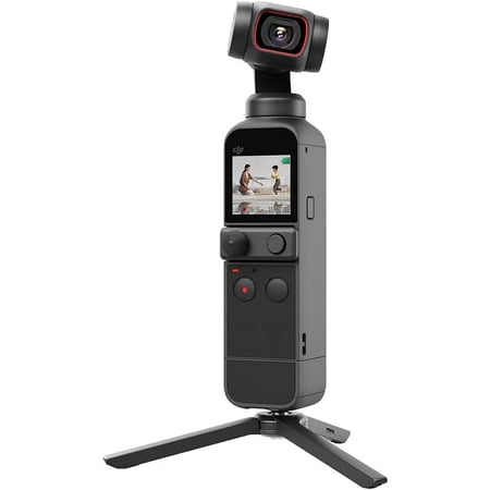 Restored DJI Pocket 2 Creator Combo - 3 Axis Gimbal Stabilizer with 4K Camera, 1/1.7” CMOS, 64MP Photo, Pocket-Sized, ActiveTrack 3.0, Glamour Effects (Refurbished)