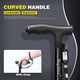 thumbnail image 3 of Bastón plegable BigAlex con luz LED, base cuádruple pivotante, ajustable y bolsa de transporte para hombre y mujer., 3 of 5
