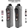 thumbnail image 4 of Bxaolu Golf Cooler Bag - Soft Sided Insulated Cooler Holds a6 Pack of Cans or 2 Wine Bottles, Golf Accessories Gifts for Men Dad Husband, Sports Bag, Gray, 4 of 9