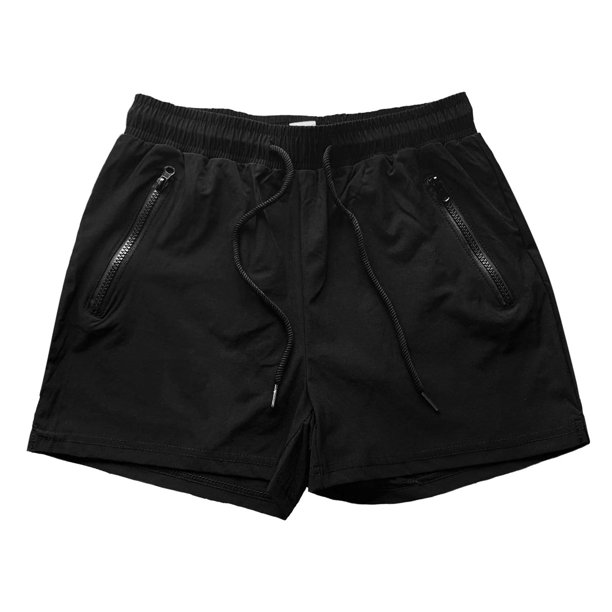 Pantalones cortos deportivos para hombre: pantalones finos de verano de secado rápido con cordón, adecuados para el gimnasio, el fitness y actividades al aire libre