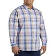 thumbnail image 2 of Synrgy by DXL Men's Big and Tall Large Plaid Sport Shirt Purple Pink 5XLT, 2 of 5