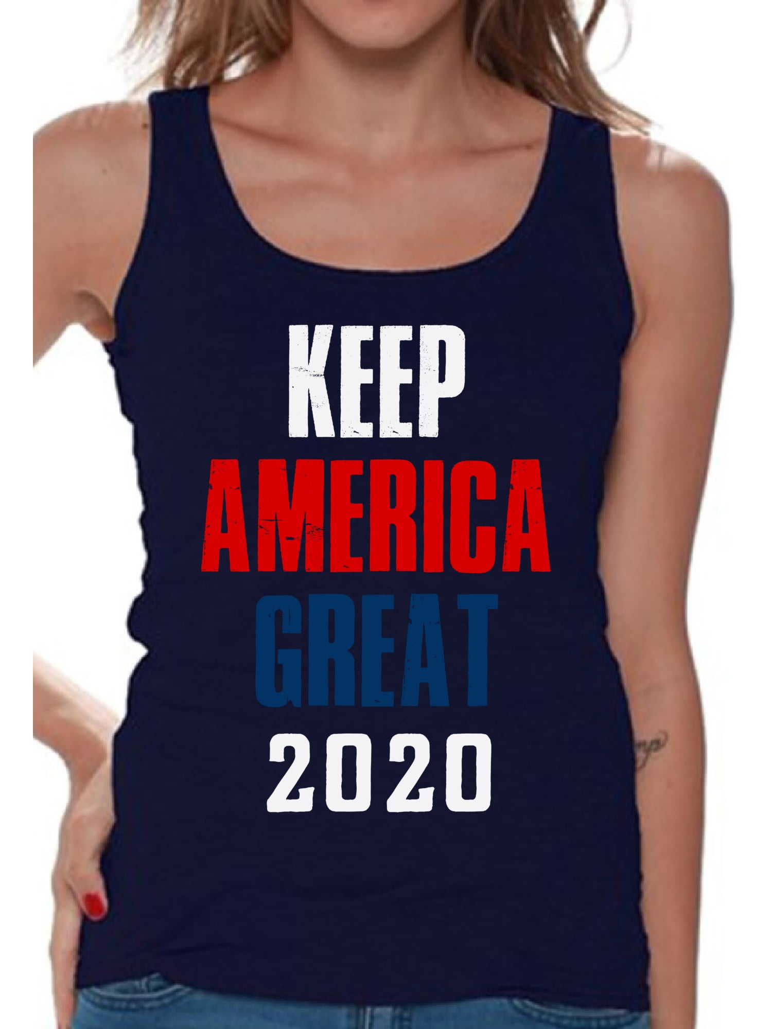 women's plus size patriotic tank tops