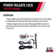 Pop and Lock PL8500 Power Tailgate Lock Fits 00-06 Tundra Fits select: 2000-2006 TOYOTA TUNDRA