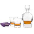 thumbnail image 1 of Crown Royal Whisky Decanter Set with 2 Drinking Glasses and Ice Mold, 1 of 4