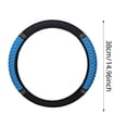 thumbnail image 3 of Bling Steering Wheel Cover Soft Leather, 15 Inch Colorful Rhinestones Auto Elastic Protector with Diamond for Women Girls, Car Accessories for Most Cars, SUVs, 3 of 8