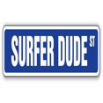 thumbnail image 1 of SignMission SS-Surfer Dude 18 in. Surfer Dude Street Sign - Surfing Surf Board Wax Surfboard, 1 of 1