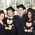 thumbnail image 5 of JM Oso de graduación de peluche de 25 cm con sombrero Felicitaciones Regalo de graduación para ella Muñeco de peluche Muñeco de peluche Juguete suave Regalo para niña y niño Regalo para la escuela secundaria y la universidad JM JM, 5 of 5