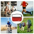 thumbnail image 6 of Unique Bargains 1 Pc Breathable Running Belt Diamond Fanny Pack for Sports to Carry Phone Keys Red, 6 of 6