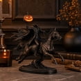 thumbnail image 2 of Lighted Headless Horseman Statue, Gothic Resin Halloween Figurine for Home and Party, 2 of 7