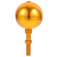 thumbnail image 1 of Miangastore 1Pc Golden Flag Pole Ball Practical Flag Pole Topper Useful Flag Pole Accessory, 1 of 8