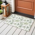 thumbnail image 4 of Sage Green Eucalyptus Entryway Rug 2'x3'&nbsp; Non Slip Front Door Mats, Spring Watercolor Botanical Leaves Entrance Rugs Indoor Outdoor Carpet, Washable Floor Mats Small Area Rug for Bedroom Kitchen, 4 of 8