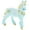 Blue, variant on Esquirla 5" Colorful Elven Horse with Flower Model Figure Kids Toy Gift Collection White