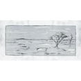 thumbnail image 3 of Wang, Melissa 18x11 Black Modern Framed Museum Art Print Titled - Snowy Land II, 3 of 5