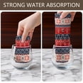 thumbnail image 4 of 2 Pcs Funny Kitchen Towels,Red and Blue Christmas Knitted Pattern Microfiber Dish Towels,Kitchen Tea Towels,Kitchen Towel Set (18" X 26"), 4 of 7