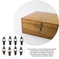 thumbnail image 3 of DEEPCRAFF 12Pcs Iron Toggle Latch with Spring Loaded Pin for Cabinet Door Latch 2.5X1.1in, 3 of 5