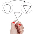 thumbnail image 4 of Paquete de 120 ganchos para techo, ganchos para colgar en techos suspendidos de azulejos, rejilla o techos suspendidos, ideales para oficinas, aulas, hogares y bodas., 4 of 7