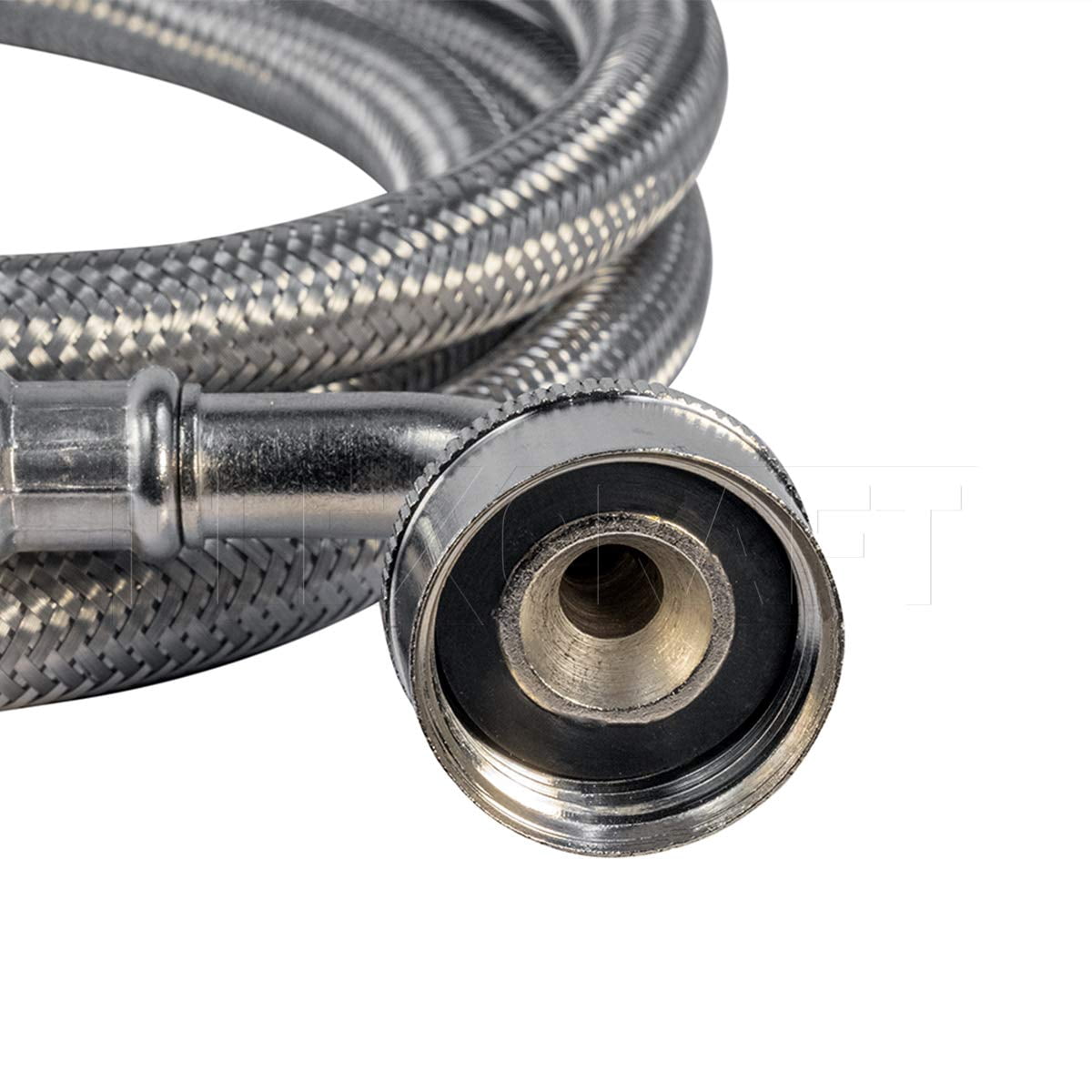 Stainless Steel Washing Machine Connector, Burst Proof Washing Machine Supply Line, 5 Ft (Pack Of 2)