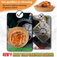 thumbnail image 4 of Air Fryer Liner Round,6.3" Natural Parchment Paper for Air Fryer Oil-proof Water-proof,Food Grade Parchment for AirFryer,Steamer,Microwave Etc(200PCS), 4 of 7