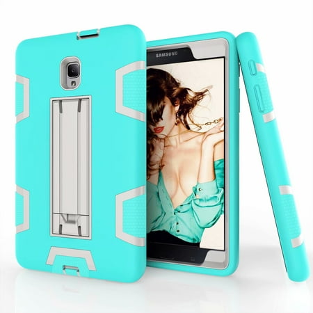 Samsung Contrast Ratio Dteck Samsung Galaxy Tab A 8.0 2017 T380/T385 Anti Slip Kids Friendly Shockproof Light Weight Protective Stand Contrast Color Case ()