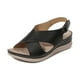 thumbnail image 2 of Sandalias de verano para mujer, pantuflas de fondo grueso Vintage bohemio cruzadas, zapatos informales Wmkox8yii sa1309, 2 of 9