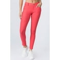 thumbnail image 2 of Women's Cotton Blend Full Length Jeggings Stretchy Skinny Pants Jeans Leggings, 2 of 3