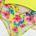 thumbnail image 3 of MUXiin Girls Size 10 Swimsuit Three-Piece Tropical Print Girls Bathing Suit Rash Guard Durability Pool Party Swimsuit Lightweight Colorful Kids' Swimming Clothes, 3 of 4