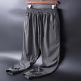 thumbnail image 4 of Men's Quick Dry Ice Silk Loose Casual Pants Fashion Breathable Summer, 4 of 4