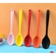 thumbnail image 4 of Naiovety Cuchara de silicona Cucharas de arroz antiadherentes Cocina Cuchara de cocina Cuchara para revolver Vajilla para comedor Hotel Naranja Type3 NO3, 4 of 6
