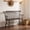Antique Brown, variant on Dayalane 49 Inch Farmhouse Windsor Bench, Wooden Entryway Bench with Spindle High Back & Armrest, Rustic Vintage Dining Bench for Entryway Dining Balcony Bedroom End of Bed, Black