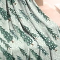 thumbnail image 3 of Light Green Christmas Tree and Snow Pattern Blanket,Comfortable Soft Lamb Wool Throw Blanket,All Season,Warm Lightweight Blankets for Sofa Bed Couch Living Room Chair,50"x60", 3 of 4
