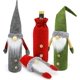 thumbnail image 1 of Juego de 3 fundas para botellas de vino navideñas CHAO con diseño de gnomo, 1 of 5