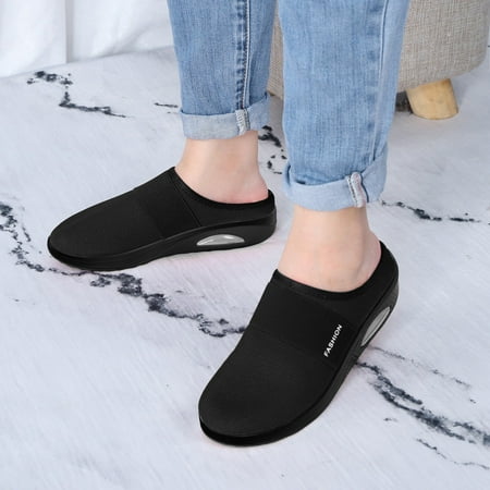 

Daznico Shoes for Women Ladies Shoes Platform Kick Shoes Shoes Net Casual Mesh Wedges For Women Slipper Women s casual shoes Running Shoes for Women Sneakers for Women(Color:Black Size:US 8.5)