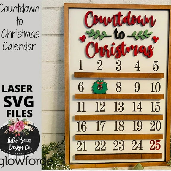 Hwkond Christmas Advent Calendar 2024 Funny Christmas Countdown Calendar For Friend, Wooden Advent Calendar 25 Days, Wood Sign Home Decor Holiday Desk Xmas Decoration