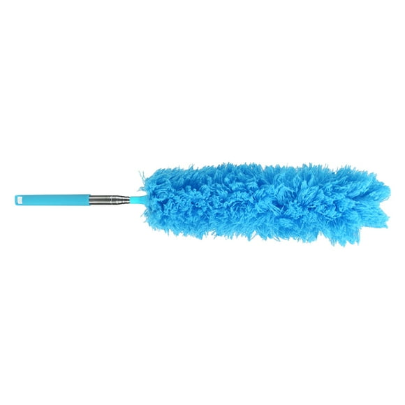 Fdit Household Soft Flexible Duster Dust Cleaner with Stainless Steel Telescoping Extension Pole , Dust Cleaner, Household Duster