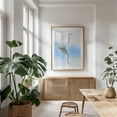 thumbnail image 5 of Egret And Reflection - Photography Bird Wildlife Water Nature Lake Scenic Animal Oak Framed Wall Art Print 12 x 18 inches, 5 of 15