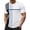 Mens Shirts Blue, variant on Mens Summer Casual Color Block Shirt Crew Neck Short Sleeve Fashion Outerwear Fathers Day Gift