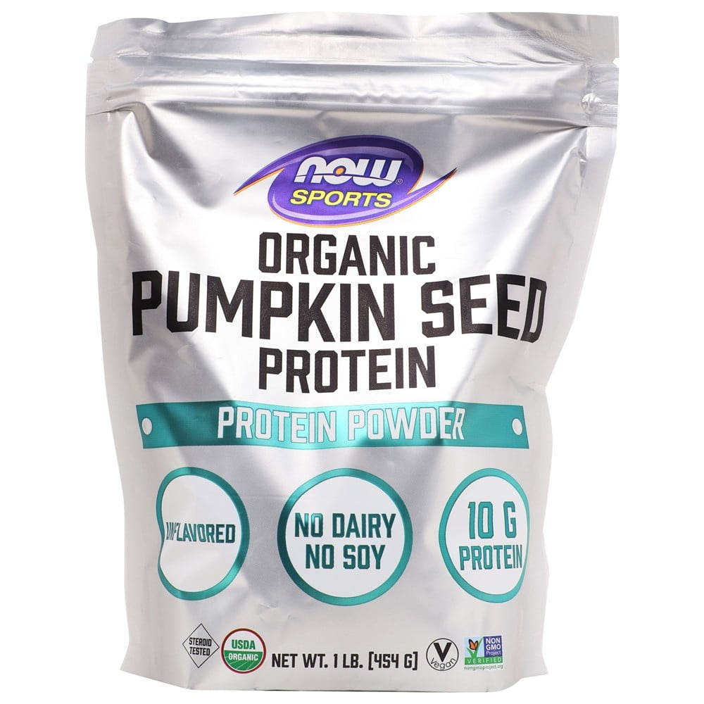 NOW Foods NOW Sports Organic Pumpkin Seed Protein Powder 1 lb