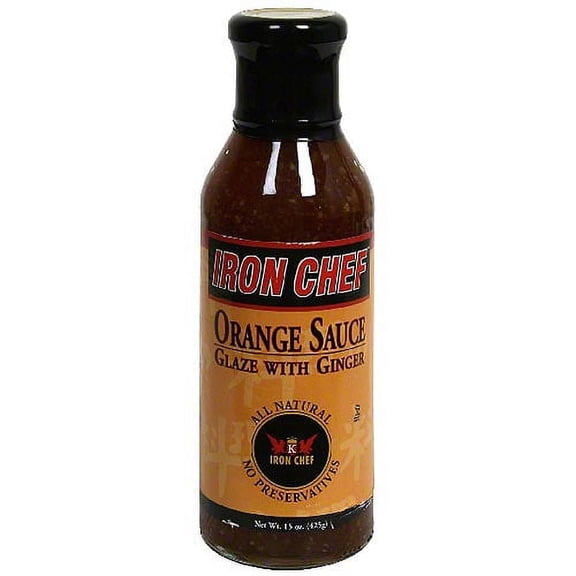Iron Chef Orange Sauce Glaze With Ginger, 15 oz (Pack of 6)