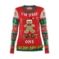 thumbnail image 5 of No Boundaries Christmas Sweater, Women's and Women's Plus, 5 of 5