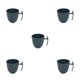 thumbnail image 3 of Wosthever Taza de café Taza de plástico redonda universal irrompible Tazas Tazas de agua Té Cereal Barra de leche Comedor Azul Type2 NO2, 3 of 6