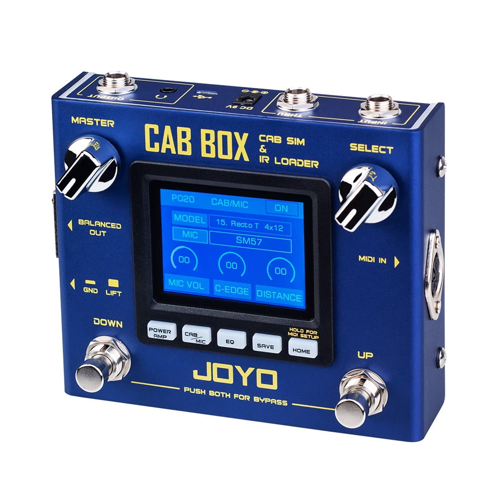 JOYO R-08 IR Loading & Cabinet Modeling Guitar Pedal Amp Simulator Multi Modes Pedal