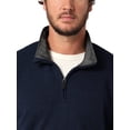 thumbnail image 2 of Sudadera de polar con cierre de un cuarto Wrangler Authentics color índigo oscuro talla M, 2 of 3