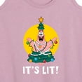 thumbnail image 3 of SpongeBob SquarePants - Patrick It's Lit - Women's Racerback Tank Top, 3 of 6
