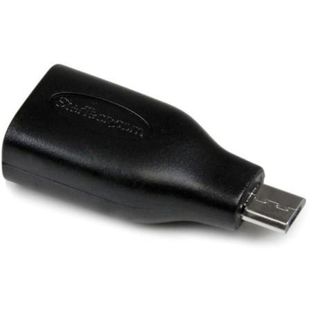 StarTech.com Micro USB OTG to USB Adapter - Micro USB Male OTG to USB Female Adapter - USB On The Go Adapter (UUSBOTGADAP) - USB adapter - USB (F) to Micro-USB Type B (M) - black