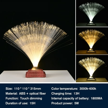 

Multicolor LED Fiber Optic Lamp Light Interior Decoration Centerpiece Holiday Wedding Lamp LED Night Light Lamp