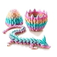 thumbnail image 1 of Easter Egg, Dragon Egg, Dragon Eggs with Dragon Inside, Dragon Toy, 3D Printed Dragon Egg, 1 of 5