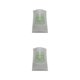 thumbnail image 4 of Inteprter Bolsa de zapatos con cuerda Bolsa vacía Bolsa de tela no tejida suelta Bolsa de mano portátil Organizador de zapatos Bolsas de viaje Blanco 2piezas, 4 of 6